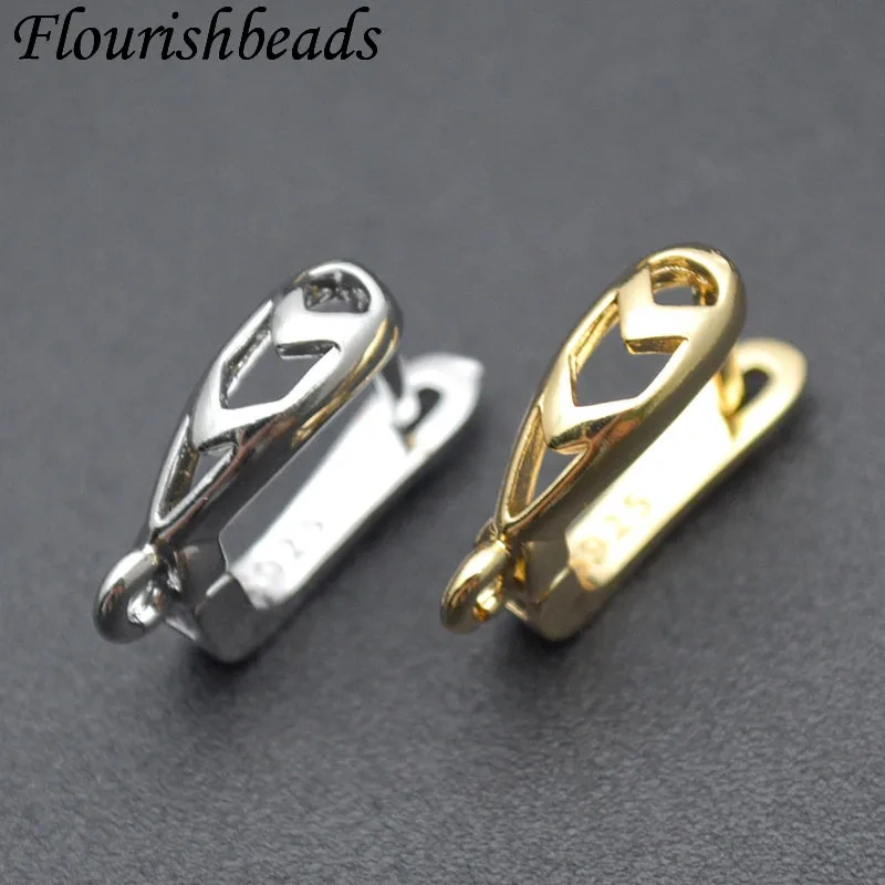 Various Styles Jewelry Findings Smooth Earwire Earring Hooks Clasp  Accessories for Handmade DIY Fashion Earrings 30pcs/lot