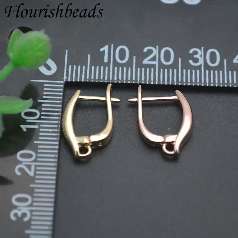 12x17mm Smooth Anti Fading Earring Hooks Earwire for Women Handmade Nickel Free Earrings Jewelry Making 30pcs/lot
