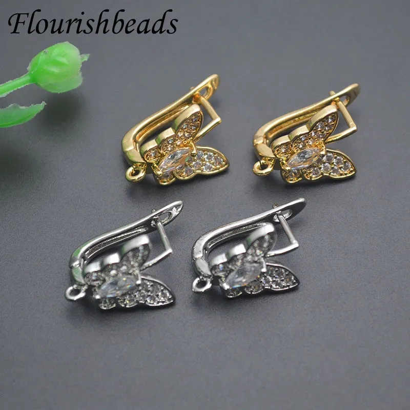 Nickel Free Anti Fading Butterfly Shape Earring Hooks Shvenzy for Handmade Dangle Ear Jewelry Findings Supplies 30pcs/lot