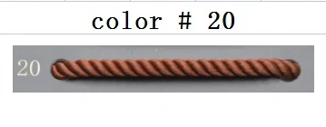 Wholesale 100pc 30 Colors Colorful  2.5mm Thickness Braided Cord Thread Slide Movable  Bracelet Chains Jewelry Making