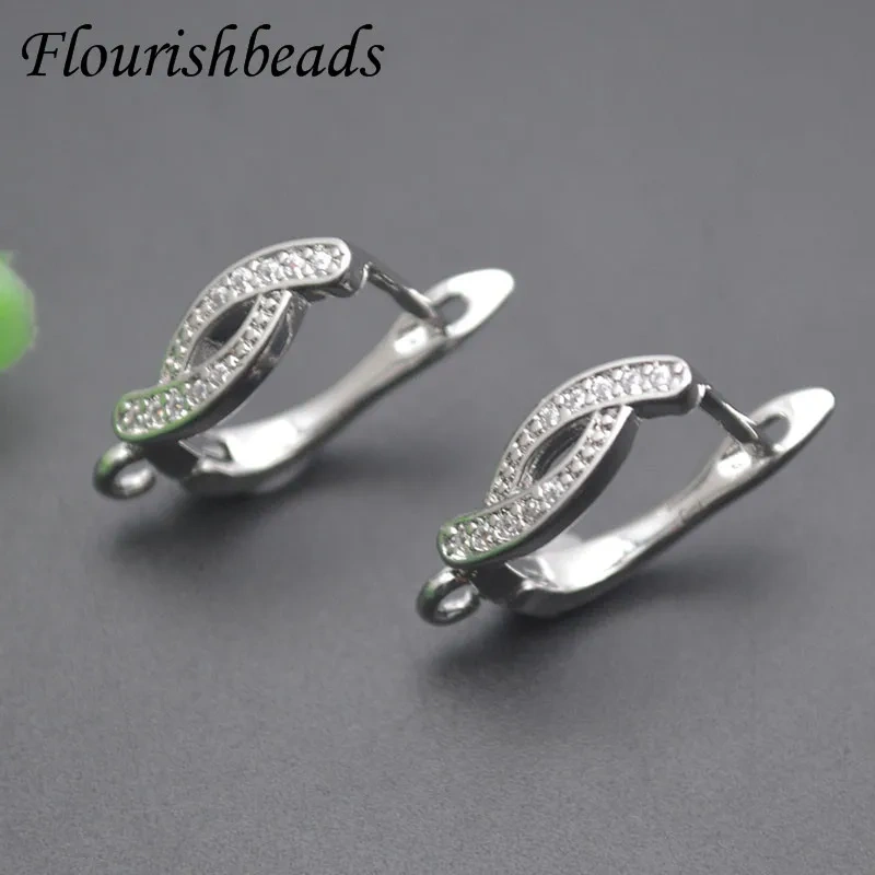 30pcs/lot 12x17mm DIY Jewelry Nickel Free Leverback Basic Earring Hooks for Women Handmade Design Fashion Earrings Making