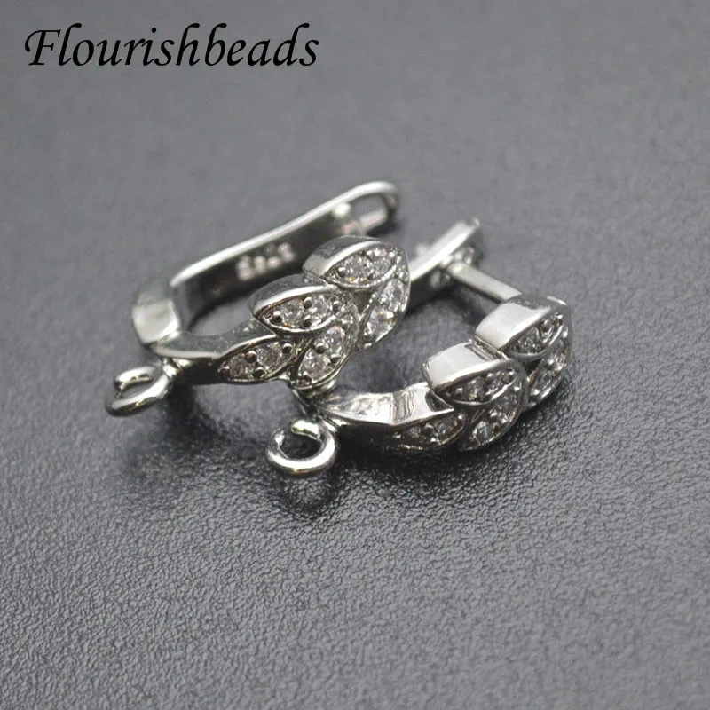 Beautiful Design Nickel Free Gold Plated Earring Hooks Flower Shape DIY Schwenzy for Handmade Fashion Earring Making