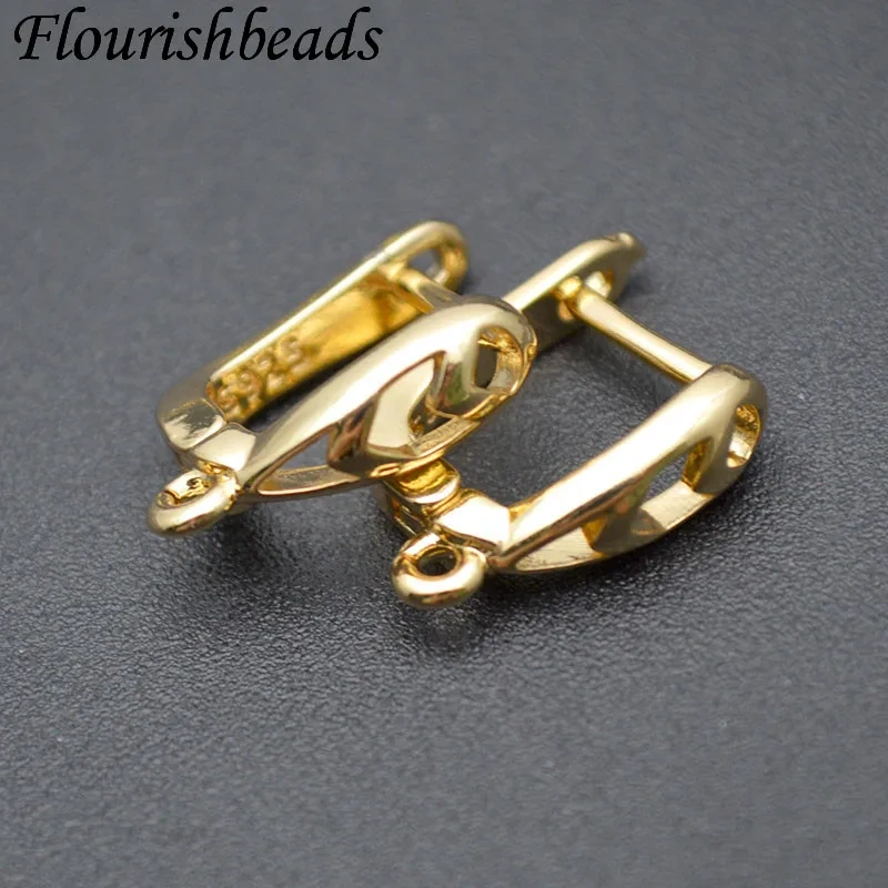 Various Styles Jewelry Findings Smooth Earwire Earring Hooks Clasp  Accessories for Handmade DIY Fashion Earrings 30pcs/lot