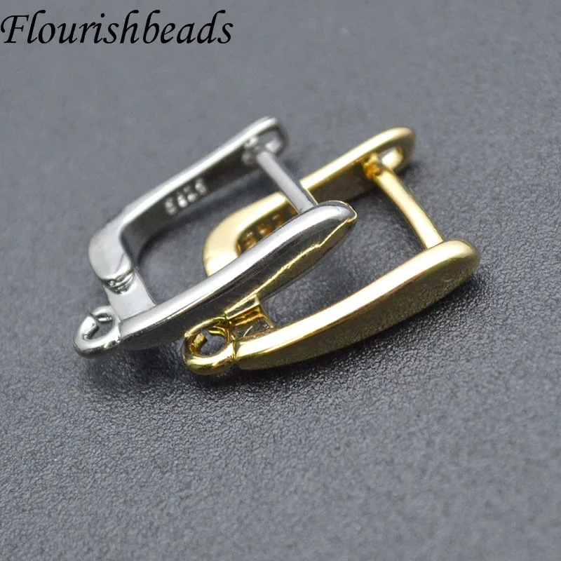 Wholesale Price 30pcs/lot Smooth Basic Nickel Free Schwenzy Fastener Ear Wire Earring Hooks Clasp for Women DIY Jewelry Making