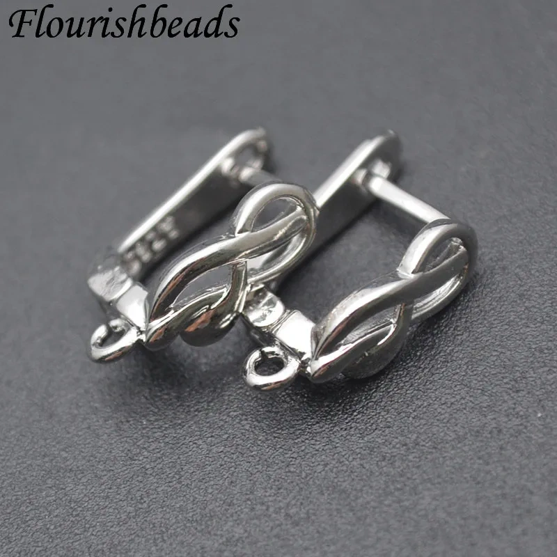 Various Styles Jewelry Findings Smooth Earwire Earring Hooks Clasp  Accessories for Handmade DIY Fashion Earrings 30pcs/lot