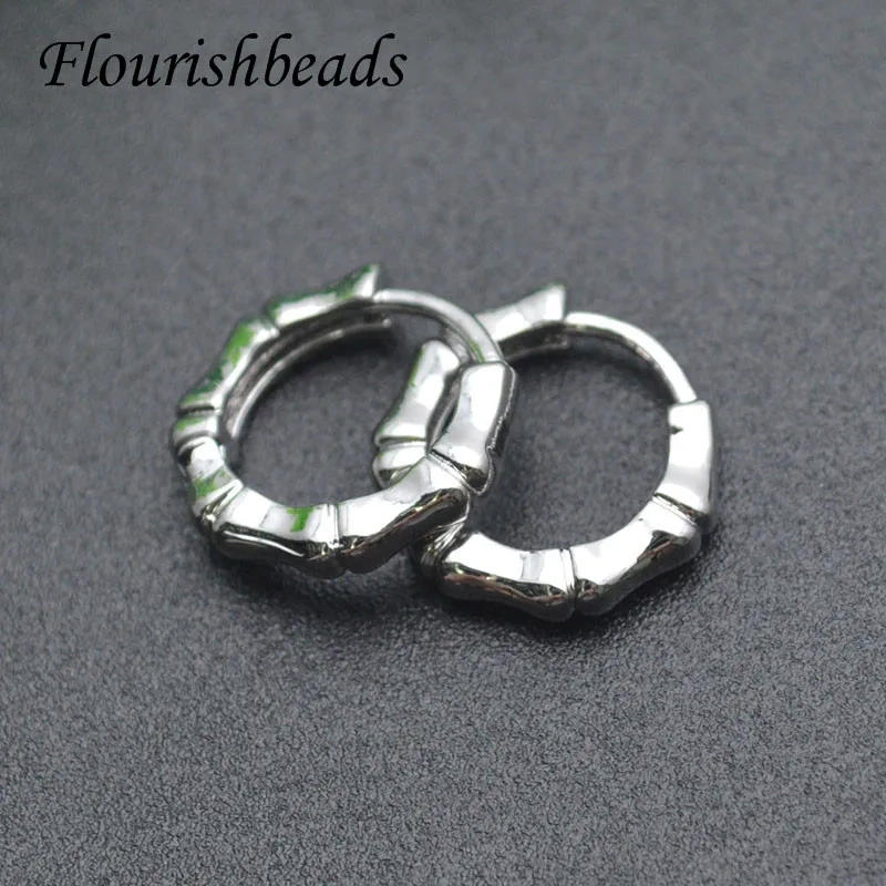 14x15mm Gold Plated Geometric Shape Circle Earrings Hoop for Women Girl Daily Accessories 30pcs/lot