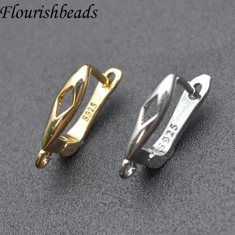 Wholesale Price 30pcs/lot Smooth Basic Nickel Free Schwenzy Fastener Ear Wire Earring Hooks Clasp for Women DIY Jewelry Making