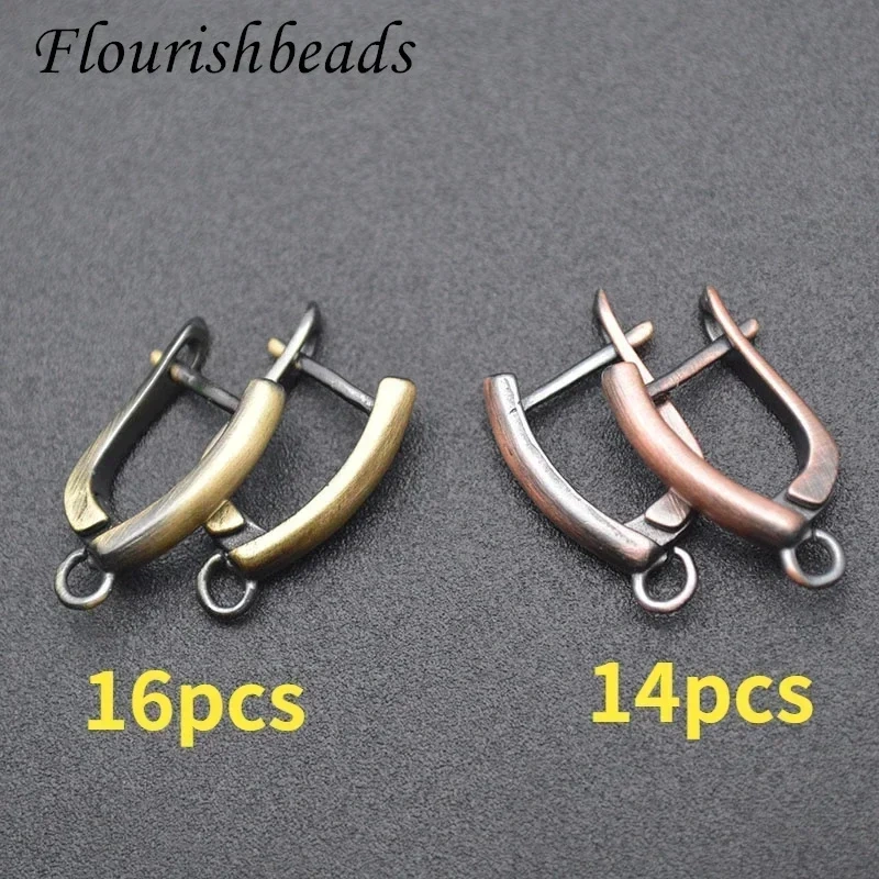 New Antique Bronze Geometric Earring Hooks Clasp Leverback Earwire for Women Handmade DIY Fashion Jewelry 30pcs/lot