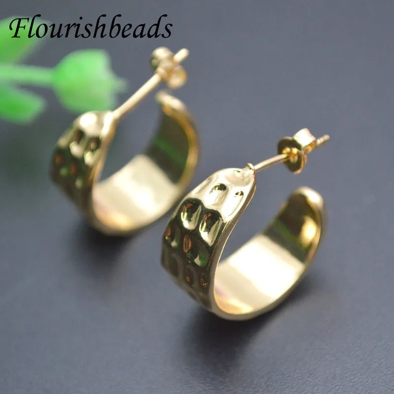 20pcs/lot Quality Gold Color Nickel Free Arc Geometry Earrings for Women Wedding Party Jewelry Gift Supplies
