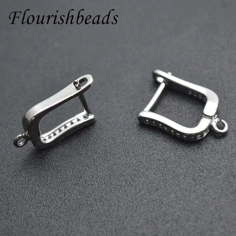 30pcs/Lot Nickel Free Gold Color Earring Hooks for DIY Fashion Jewelry Making Supplies Handmade Ear Wire Hooks  Accessories