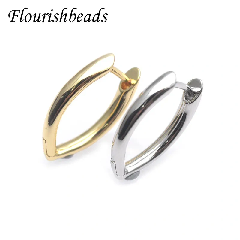 New Design Gold Color Nickel Free Glossy Irregular Geometry Earrings Earwire Shvenzy for Women Fashion Jewelry Supplier 30pcs