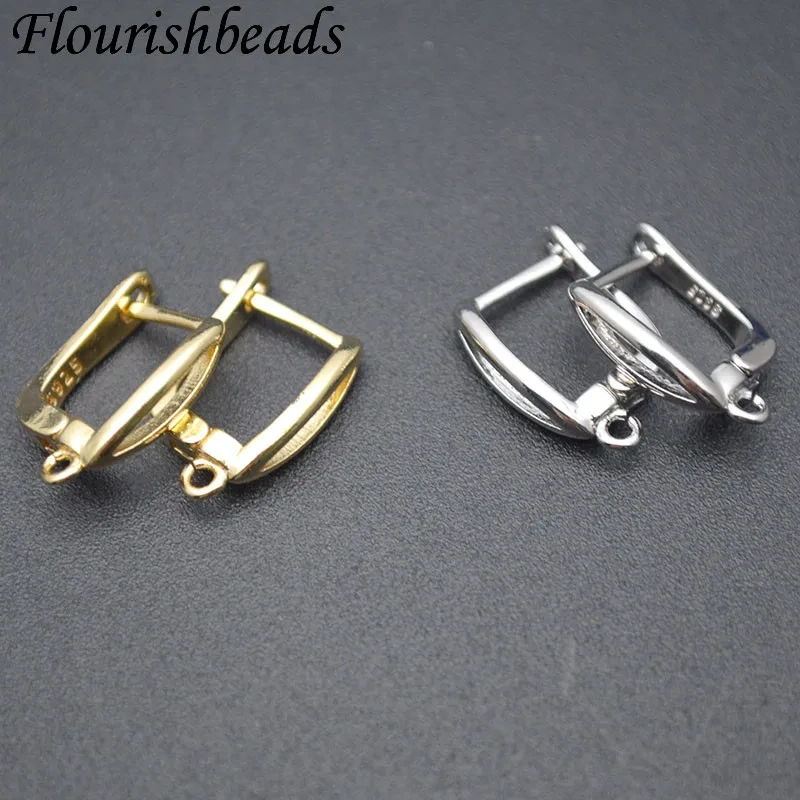 Various Styles Jewelry Findings Smooth Earwire Earring Hooks Clasp  Accessories for Handmade DIY Fashion Earrings 30pcs/lot