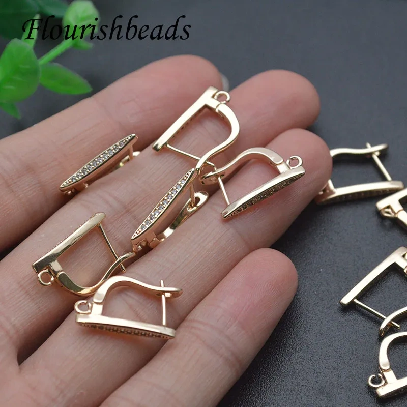 30pcs/lot New Style Gold Color DIY Accessories Earring Hooks Clasp for Jewely Making Supplier
