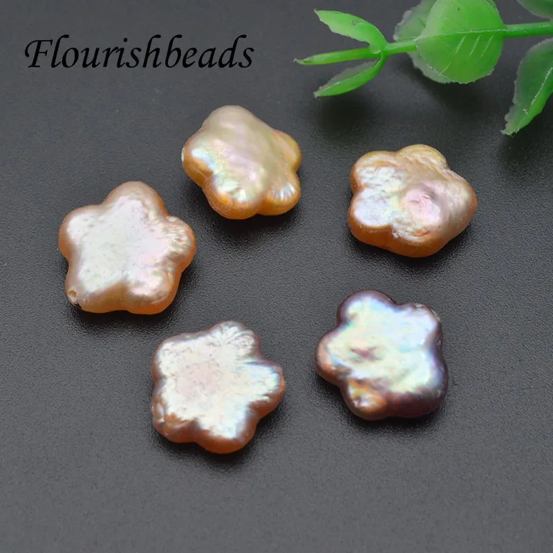 10pcs Natural Freshwater Pearls Plum Star Heart Shape White Purple Color Loose Beads for Jewelry Making DIY Bracelet Necklace
