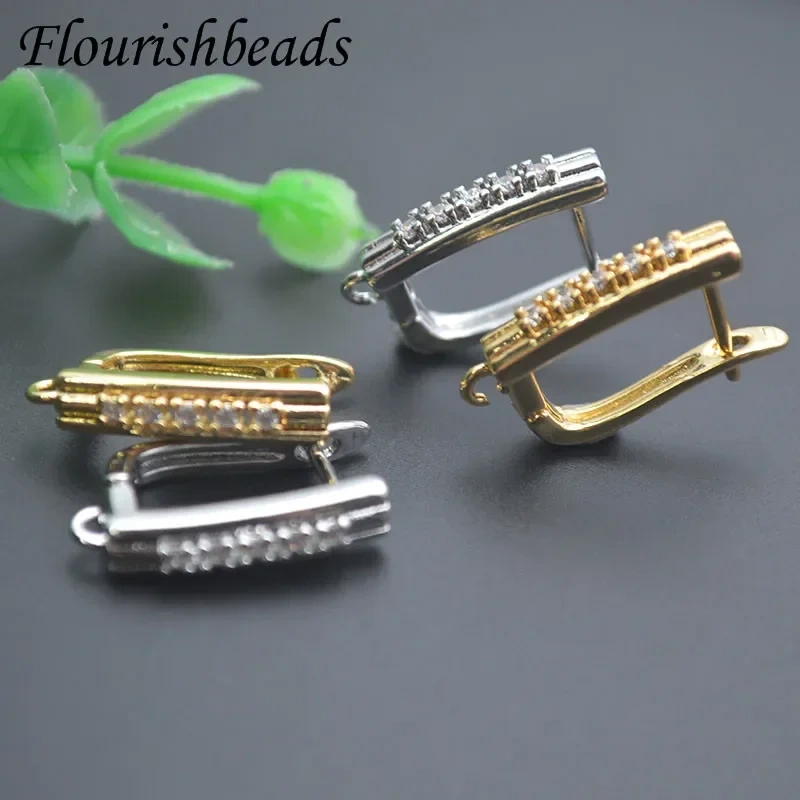 Wholesale DIY Earring Accessories Basic Earwire Earring Hooks for Women Handmade Jewelry Making 30pcs/lot