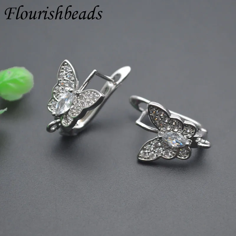 Nickel Free Anti Fading Butterfly Shape Earring Hooks Shvenzy for Handmade Dangle Ear Jewelry Findings Supplies 30pcs/lot