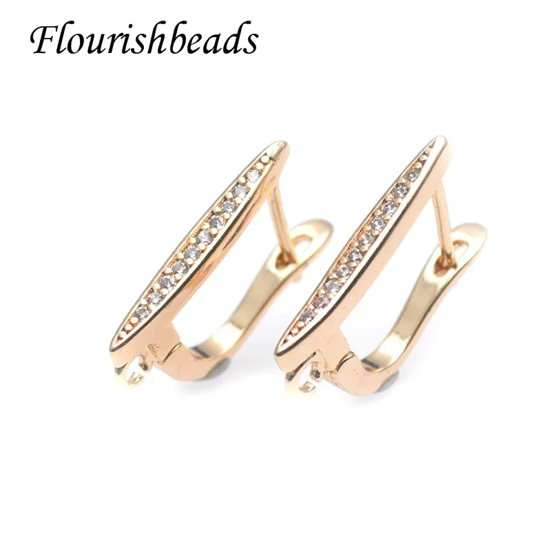30pcs/lot New Style Gold Color DIY Accessories Earring Hooks Clasp for Jewely Making Supplier