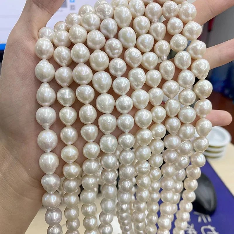 9-11mm 4A Natural  Fresh Water Pearl Edison Water Drop Pearl  Loose Beads for High End Jewelry Making