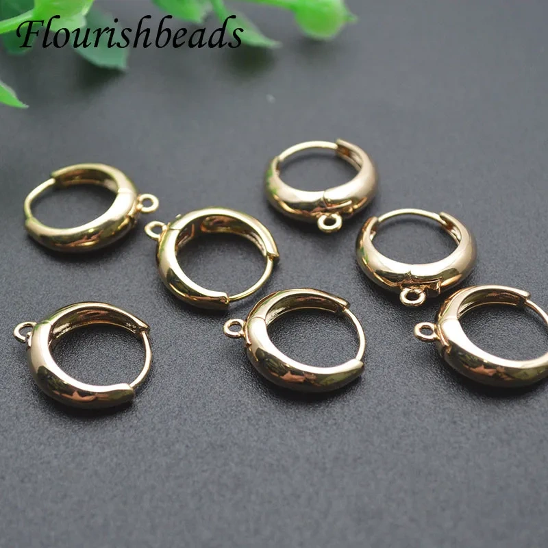 Metal Brass Nickel Free Smooth Gold Plated Earring Hooks Schwenzy Accessories for Handmade Fashion Earring Making