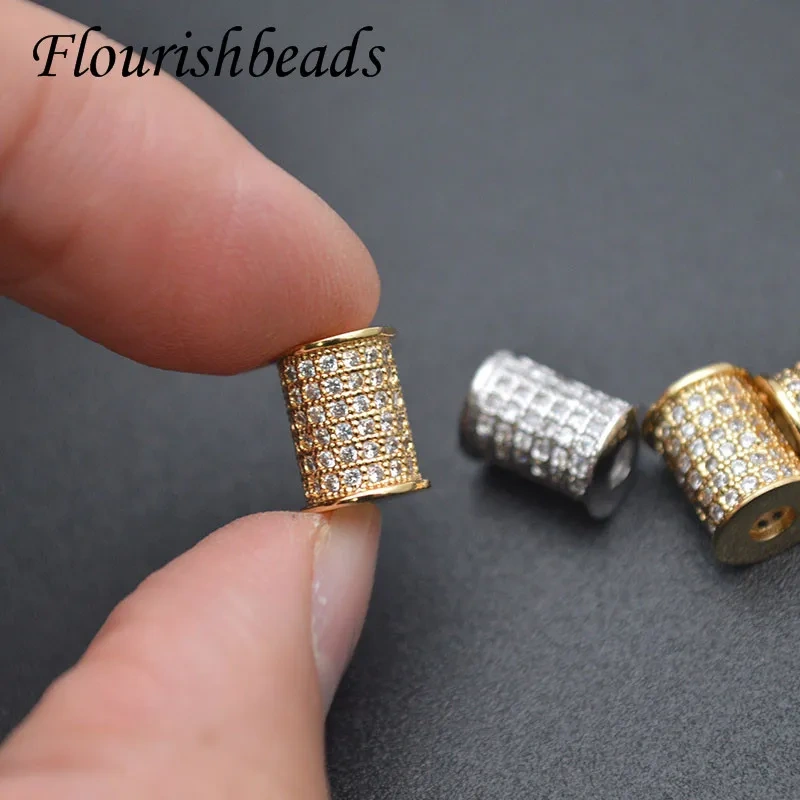 Hot Sell Multi Designs Real Gold Plating Metal Beads Handcraft Loose Spacer Beads Fit DIY Jewelry Bracelets 20pcs/lot