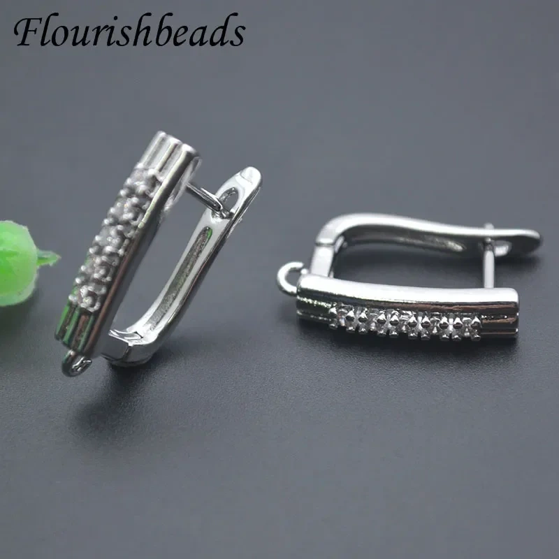 Wholesale DIY Earring Accessories Basic Earwire Earring Hooks for Women Handmade Jewelry Making 30pcs/lot