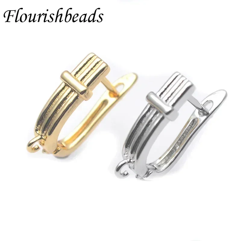 Jewelry Findings Supplies Women Handmade Earwire Gold Color Earring Hooks Accessories for Luxury Earrings Making 30pcs/lot