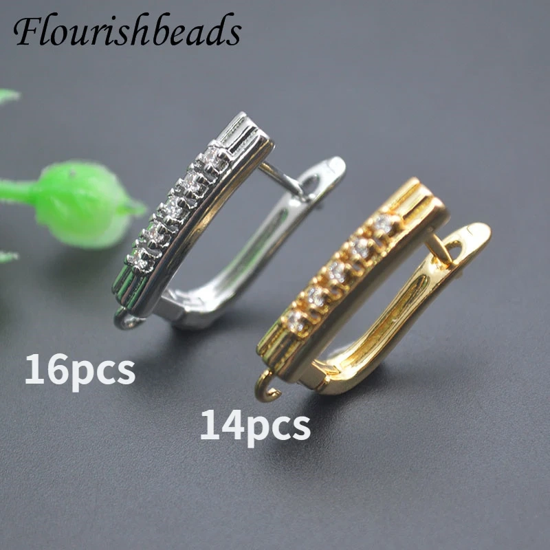 Wholesale DIY Earring Accessories Basic Earwire Earring Hooks for Women Handmade Jewelry Making 30pcs/lot