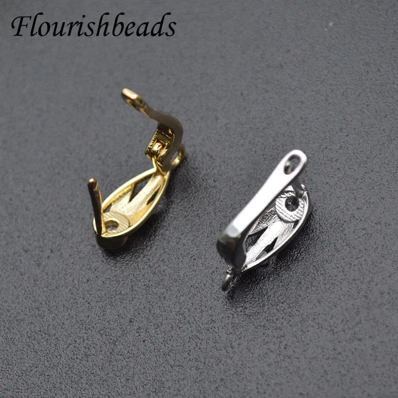 New Arrived Real Gold Plating Cubic Zircon CZ Beads Nickle Free Earring Hooks for DIY Jewelry Making Supplier 30pcs/lot