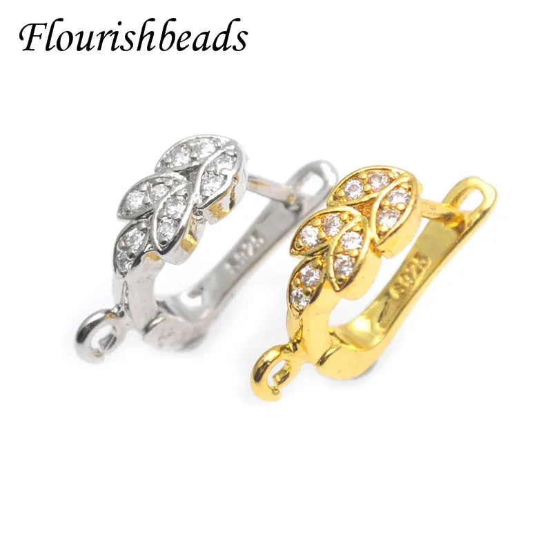 Beautiful Design Nickel Free Gold Plated Earring Hooks Flower Shape DIY Schwenzy for Handmade Fashion Earring Making