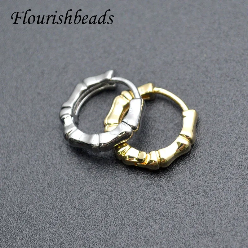 14x15mm Gold Plated Geometric Shape Circle Earrings Hoop for Women Girl Daily Accessories 30pcs/lot