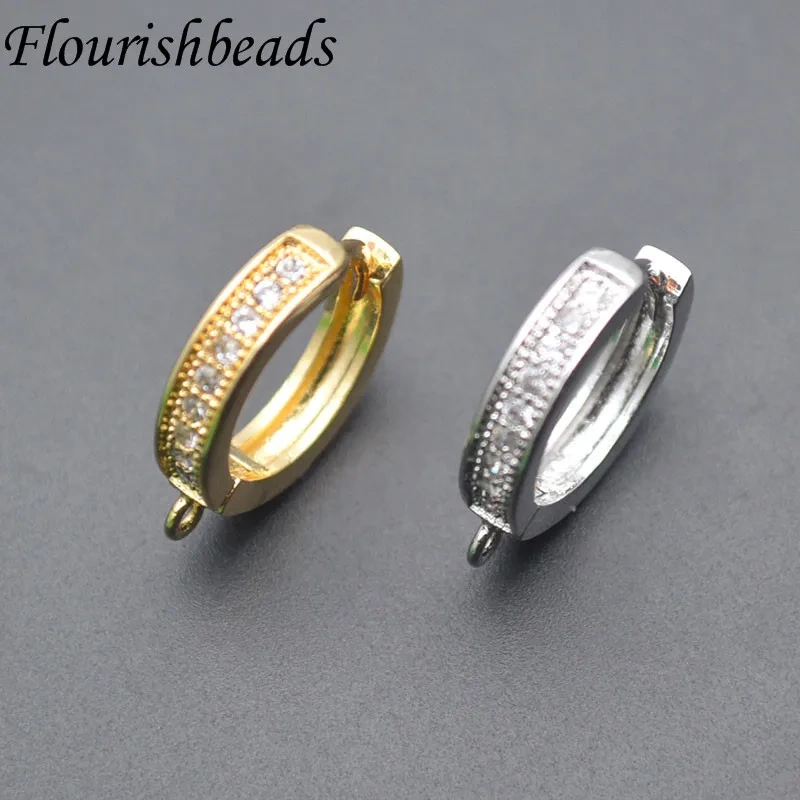 15mm Round Basic Hoop Earring Findings Leverback Earrings Hooks Clasp for Women DIY Fashion Dangle Earring Making 30pcs/lot