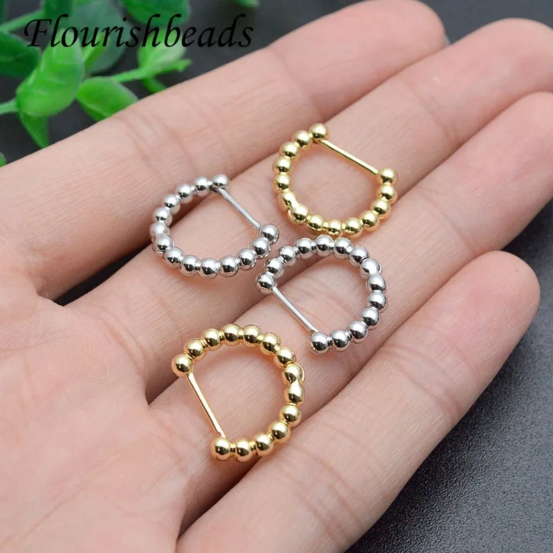 Gold Plated Nickel Free Hoop Earrings Circle Ear Rings Accessories for Women Girl  Simple Jewelry Party Gift 30pcs/lot