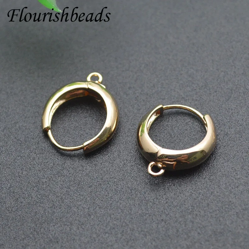 Metal Brass Nickel Free Smooth Gold Plated Earring Hooks Schwenzy Accessories for Handmade Fashion Earring Making