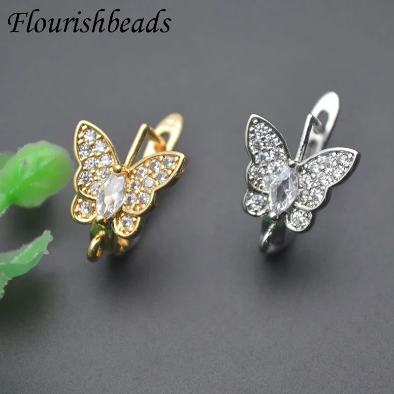 Nickel Free Anti Fading Butterfly Shape Earring Hooks Shvenzy for Handmade Dangle Ear Jewelry Findings Supplies 30pcs/lot