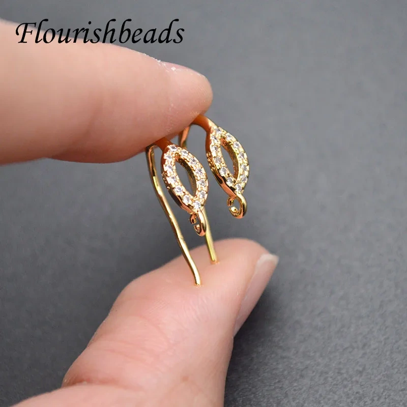 New Arrived Various Shape High Quality Gold Plating Earring Hooks Nickle Free for Jewelry Making Accessories 20pcs/lot
