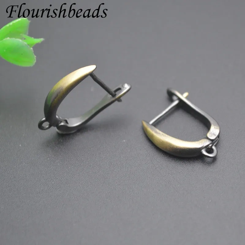 13x20mm Good Quality Antique Bronze Earring Hooks Clasp Ear Wire Lever Back Open Loop for DIY Jewelry Making 30pcs/lot