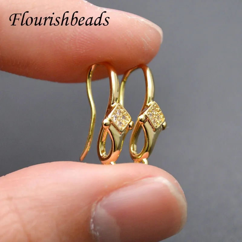 New Arrived Various Shape High Quality Gold Plating Earring Hooks Nickle Free for Jewelry Making Accessories 20pcs/lot