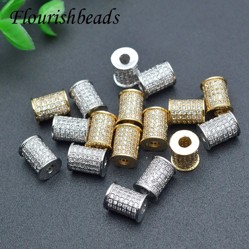 Hot Sell Multi Designs Real Gold Plating Metal Beads Handcraft Loose Spacer Beads Fit DIY Jewelry Bracelets 20pcs/lot