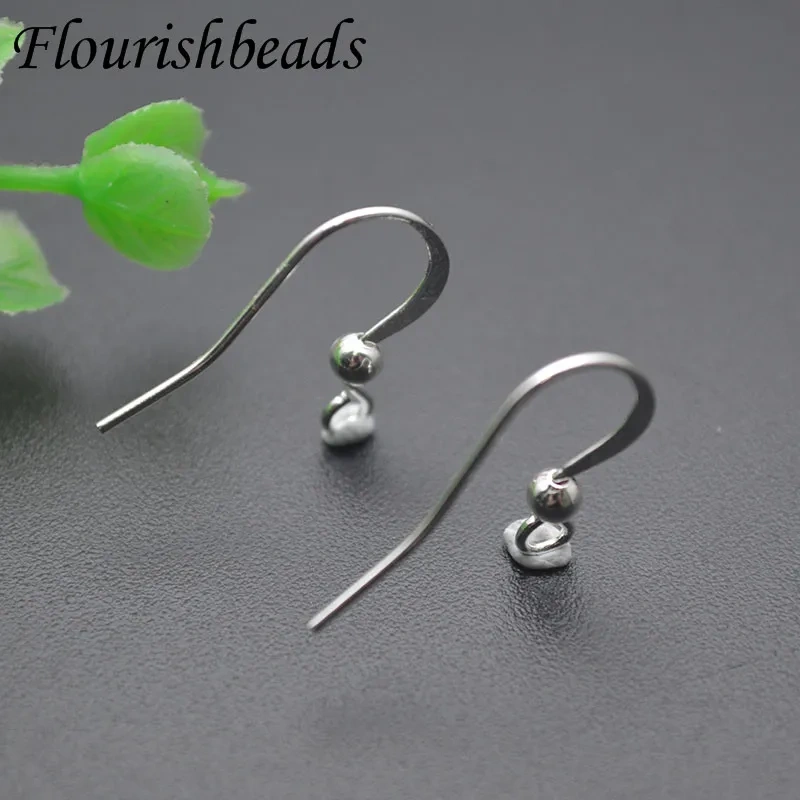 Wholesale 200pcs Nickel Free High Quality French Earrings Hooks Clasp Ear Wire for DIY Jewelry Making Supplies 15mm