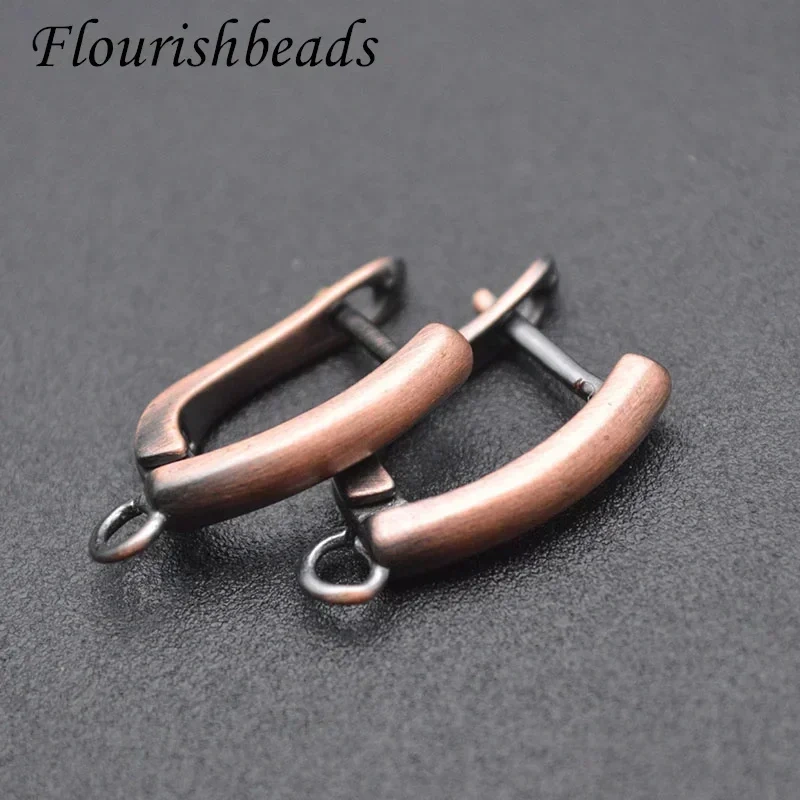New Antique Bronze Geometric Earring Hooks Clasp Leverback Earwire for Women Handmade DIY Fashion Jewelry 30pcs/lot