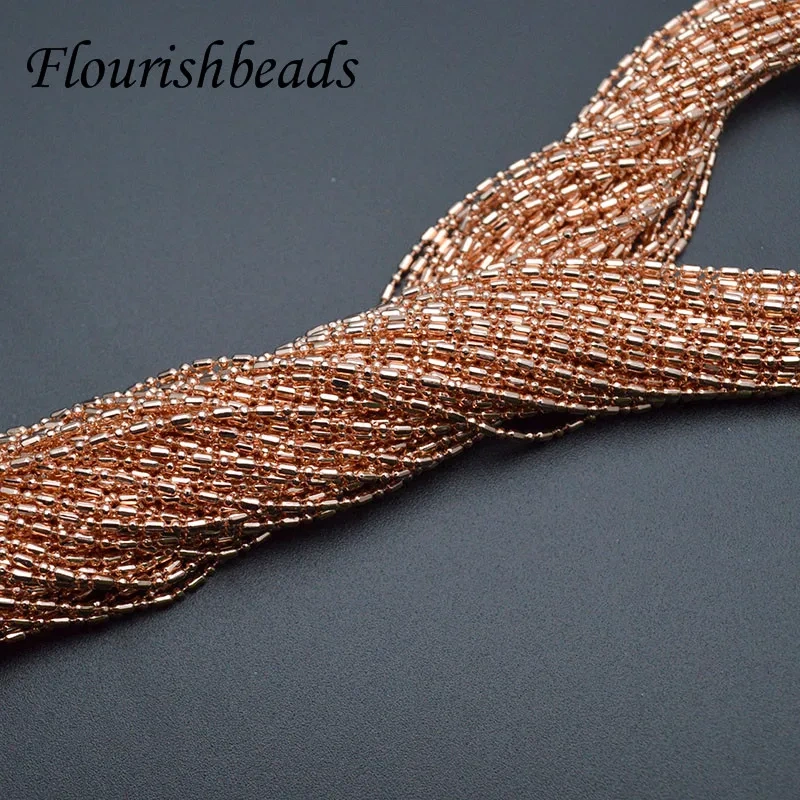 30pcs/lot Quality Real Gold Plated Necklace Chains 1mm Width Jewelry Chain Choker for DIY Jewelry Making Supplier