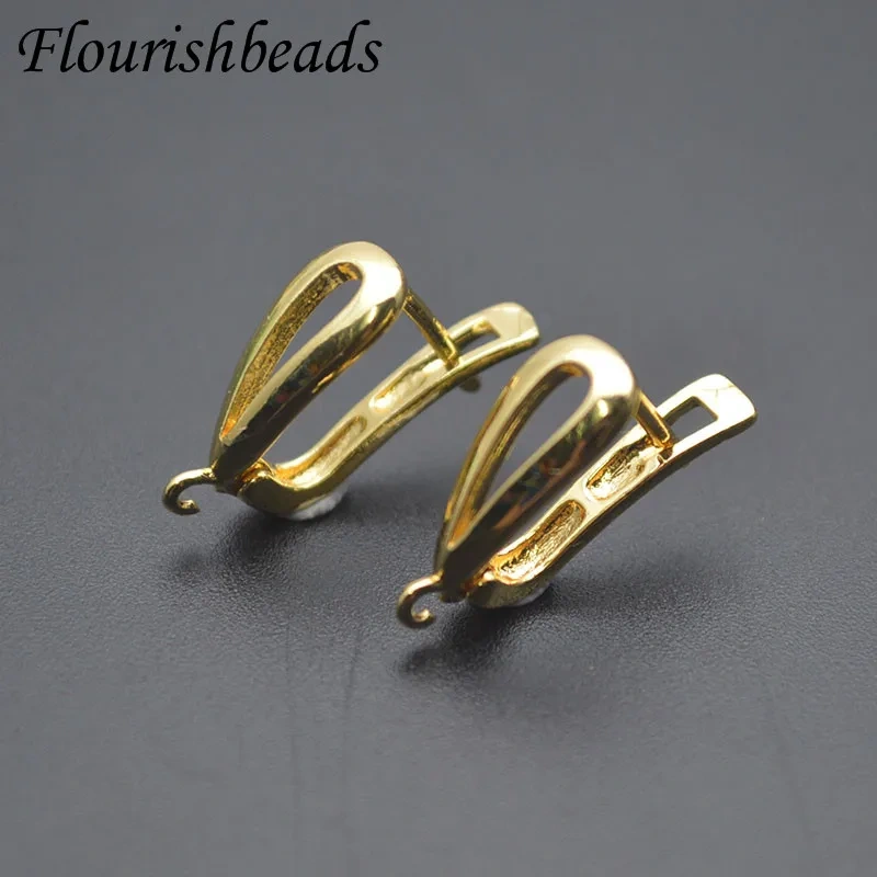 30pcs/lot DIY Earwire Fixtures Shvenzy Gold/Silver Color Earring Hooks Accessories for Women Handmade Jewelry Making