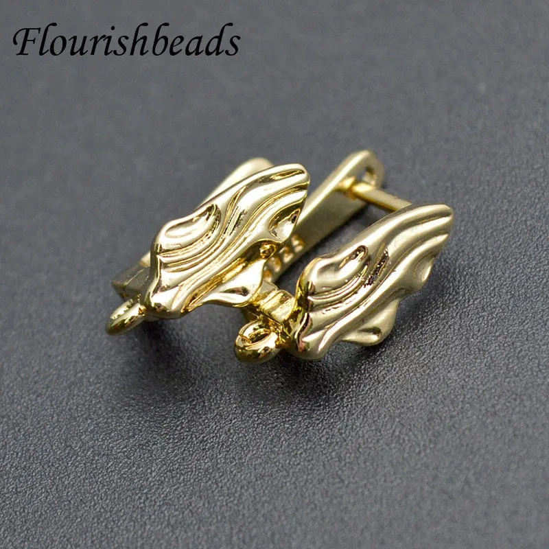 Hot Selling 30pcs Nickle Free Gold  Silver Color Earring Hooks Stud DIY Jewelry Making Supplies