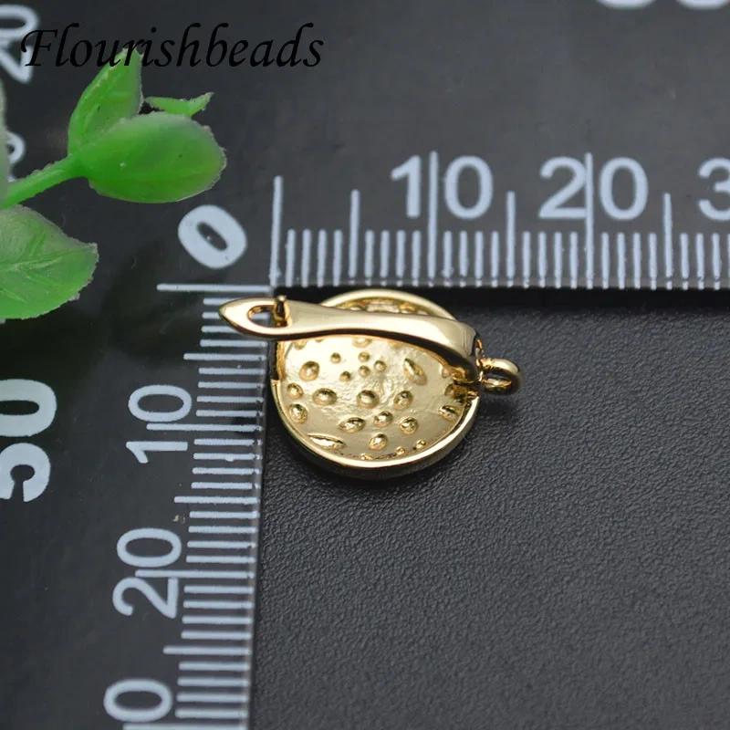 Jewelry Findings Nickel Free Gold Plated Round Earring Hooks Fixtures Shvenzy for DIY Dangle Earrings Accessories