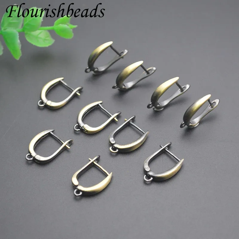 13x20mm Good Quality Antique Bronze Earring Hooks Clasp Ear Wire Lever Back Open Loop for DIY Jewelry Making 30pcs/lot