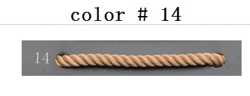 Wholesale 100pc 30 Colors Colorful  2.5mm Thickness Braided Cord Thread Slide Movable  Bracelet Chains Jewelry Making