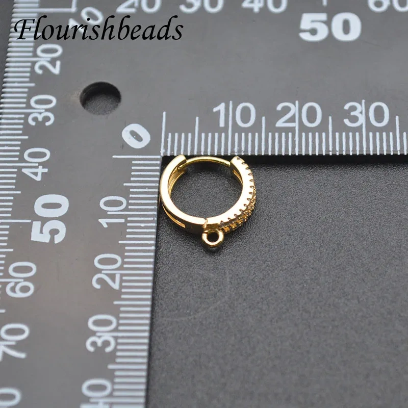 High Quality Color Remain Nickel Free Circle Round Earring Hooks Leverback Jewelry Findings Supplier