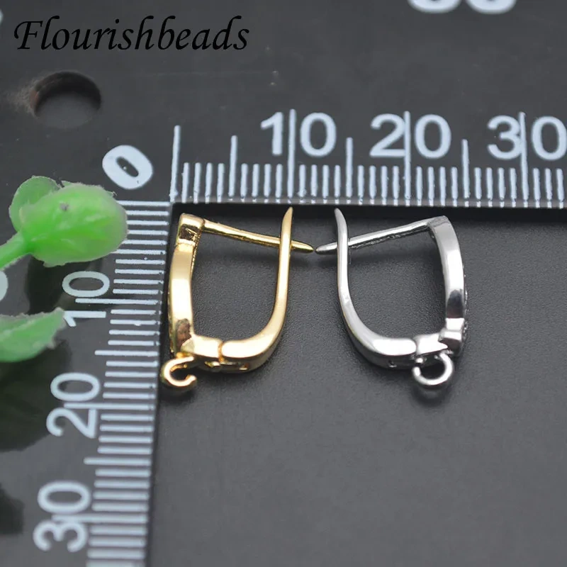 30pcs/lot 12x17mm DIY Jewelry Nickel Free Leverback Basic Earring Hooks for Women Handmade Design Fashion Earrings Making