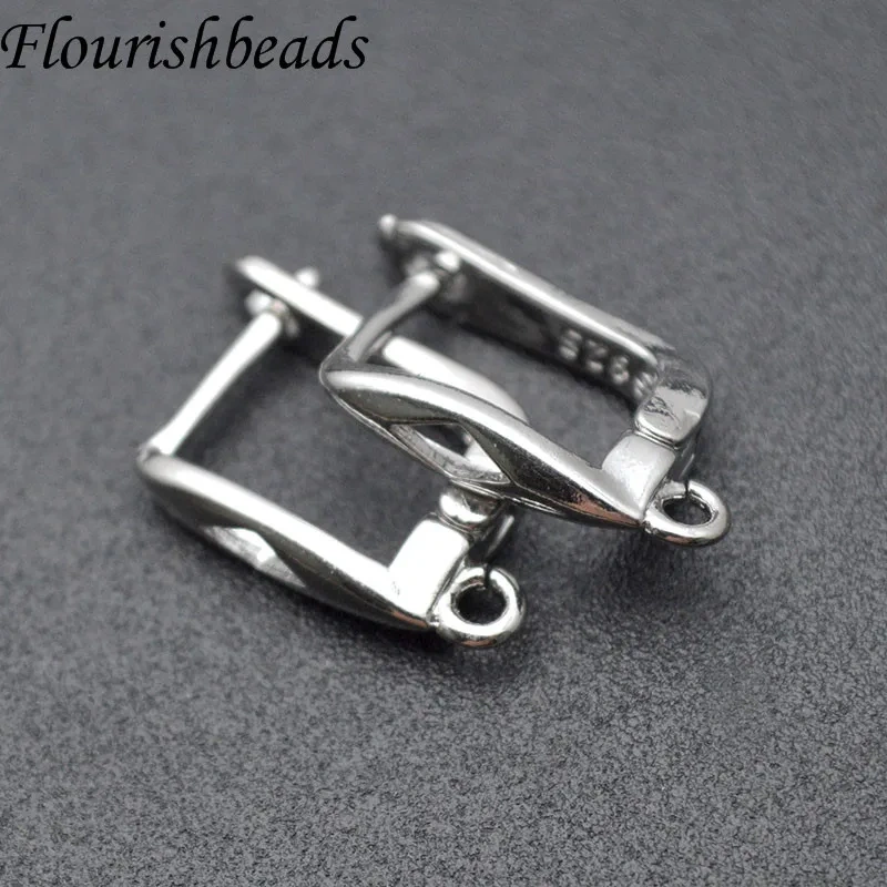 Wholesale Price 30pcs/lot Smooth Basic Nickel Free Schwenzy Fastener Ear Wire Earring Hooks Clasp for Women DIY Jewelry Making