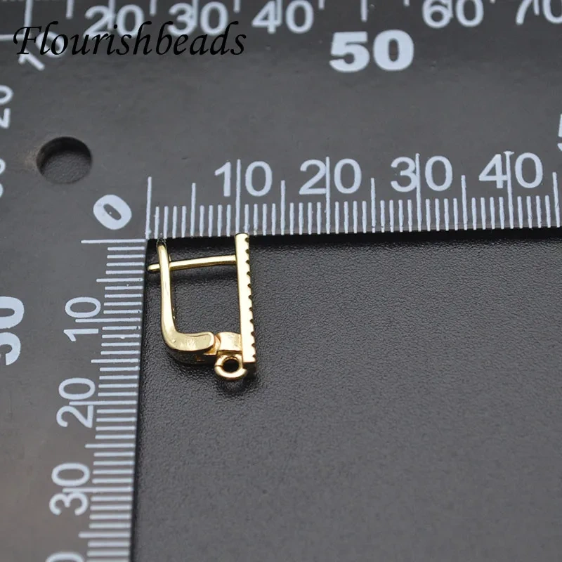 Metal Copper Gold Plated Nickel Free Earring Hooks For Women Handmade DIY Jewelry Accessories 30pcs/lot